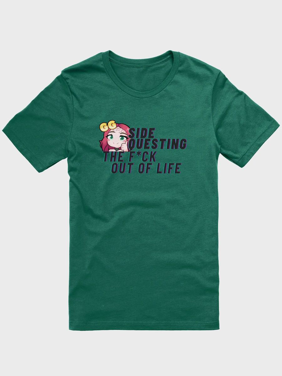 Pop Warrior Side Questing (Black Text) T-Shirt product image (1)