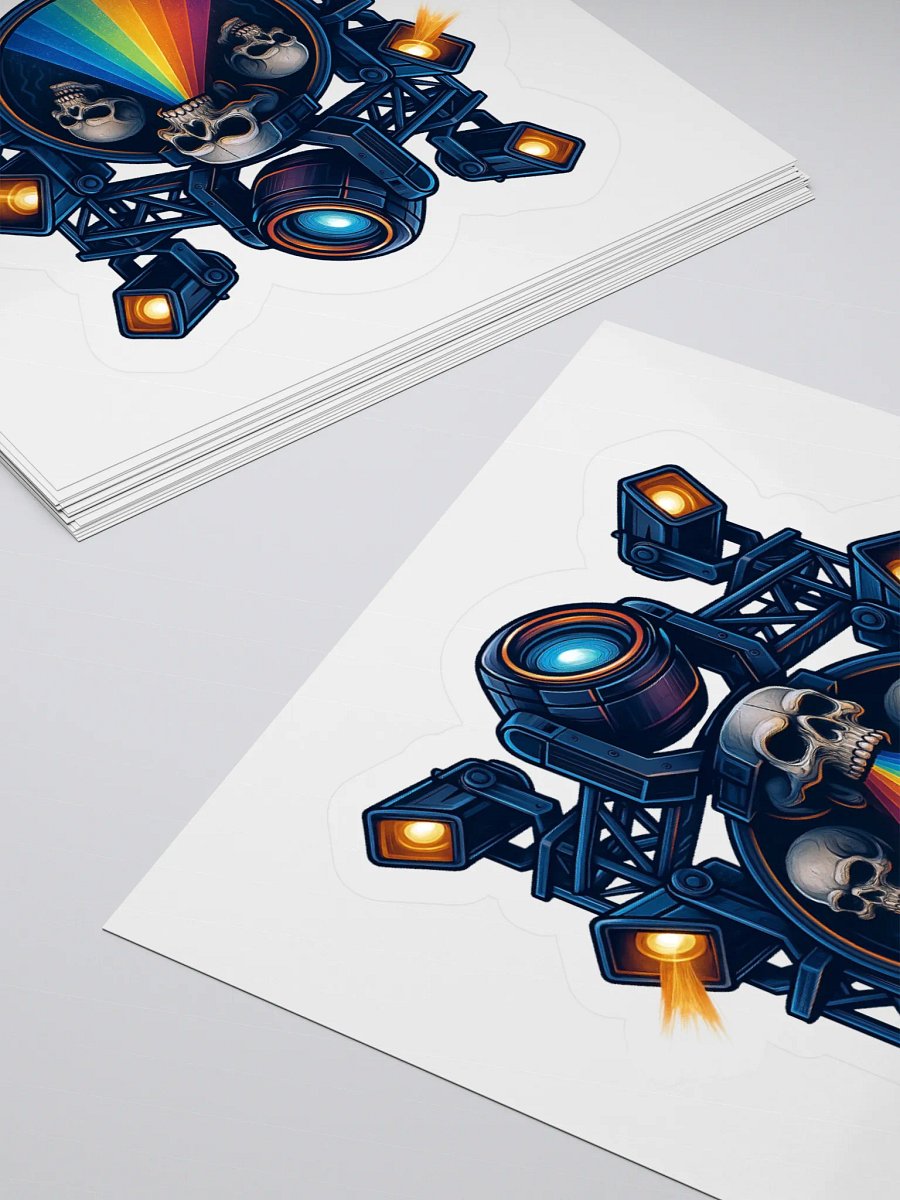Theatrically Jerry: Skull Series "Prisma-Skull" Stage Light Stickers product image (4)