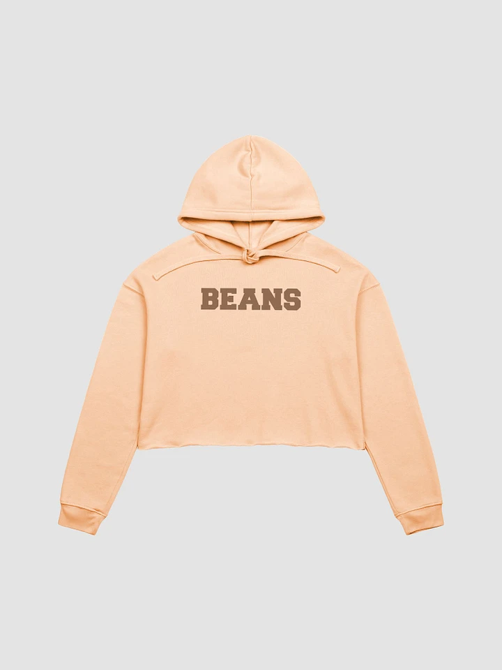 Beans U fleece crop hoodie product image (2)