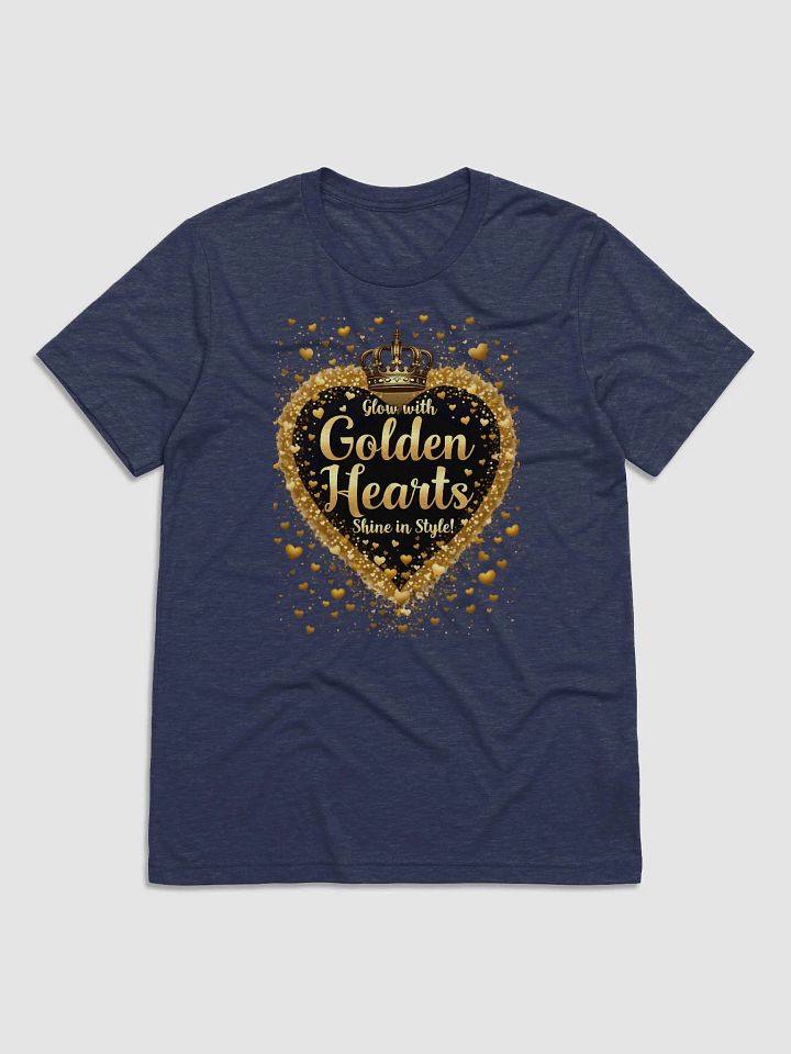 Black History Month Golden Hearts Shine in Style T-Shirt product image (2)