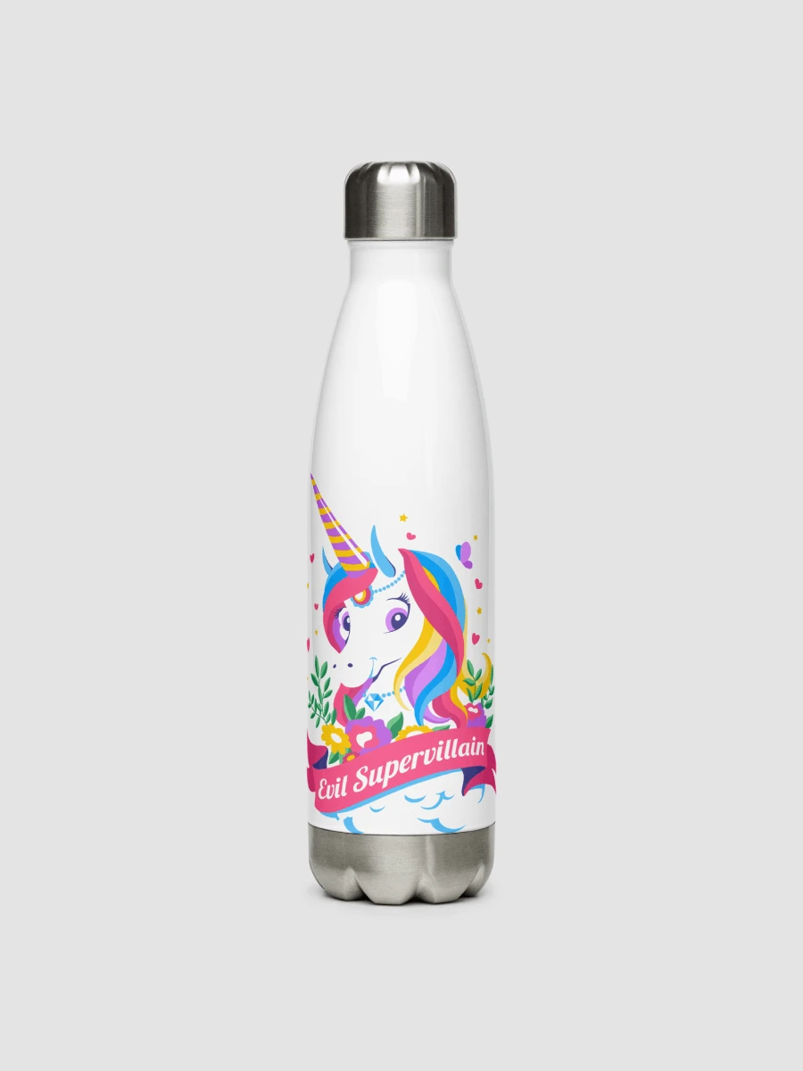 Evil Supervillain Stainless Steel Water Bottle product image (2)