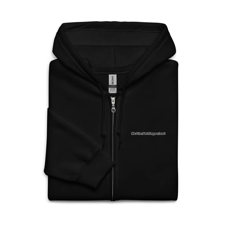 Unisex Heavy Blend Zip Hoodie - Embroidered - Mr I'm Not Important product image (9)