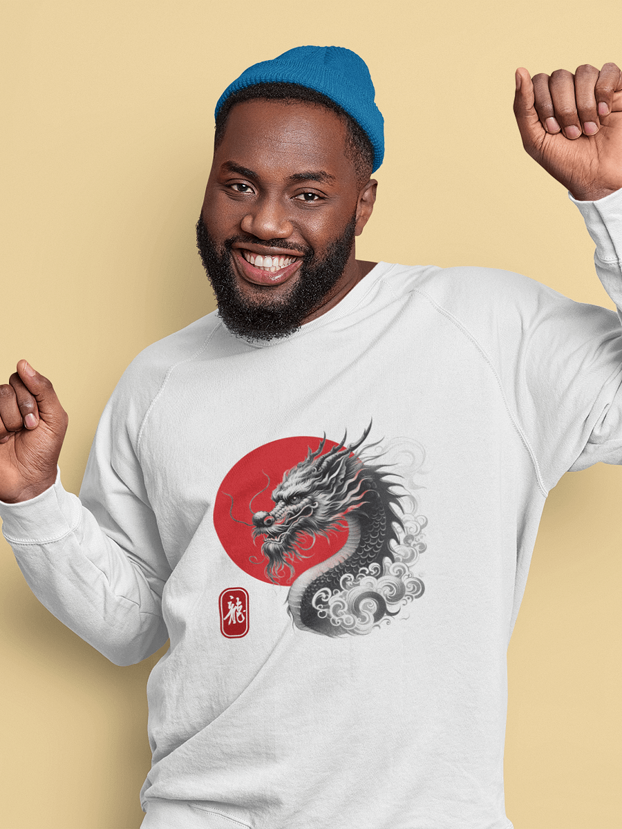 Chinese New Year Sweatshirt. Chinese Zodiac. Chinese Dragon. Lunar New Year. Symbolic Year. Oriental Dragon. product image (49)