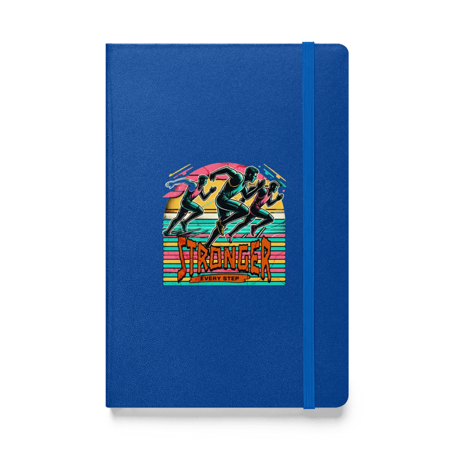 Stronger Every Step Running Hardcover Notebook product image (1)