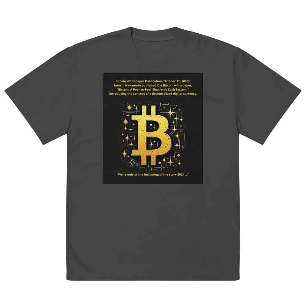 Bitcoin Whitepaper Commemorative T-Shirt product image (3)