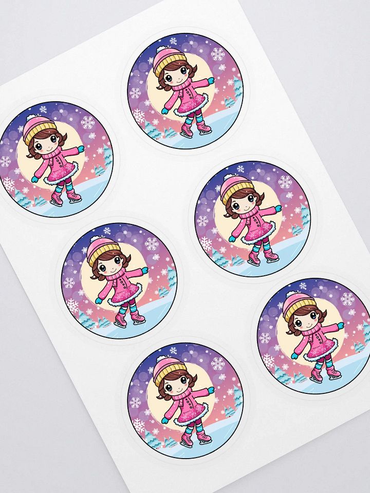 Kawaii Ice Princess Sticker Sheet product image (1)