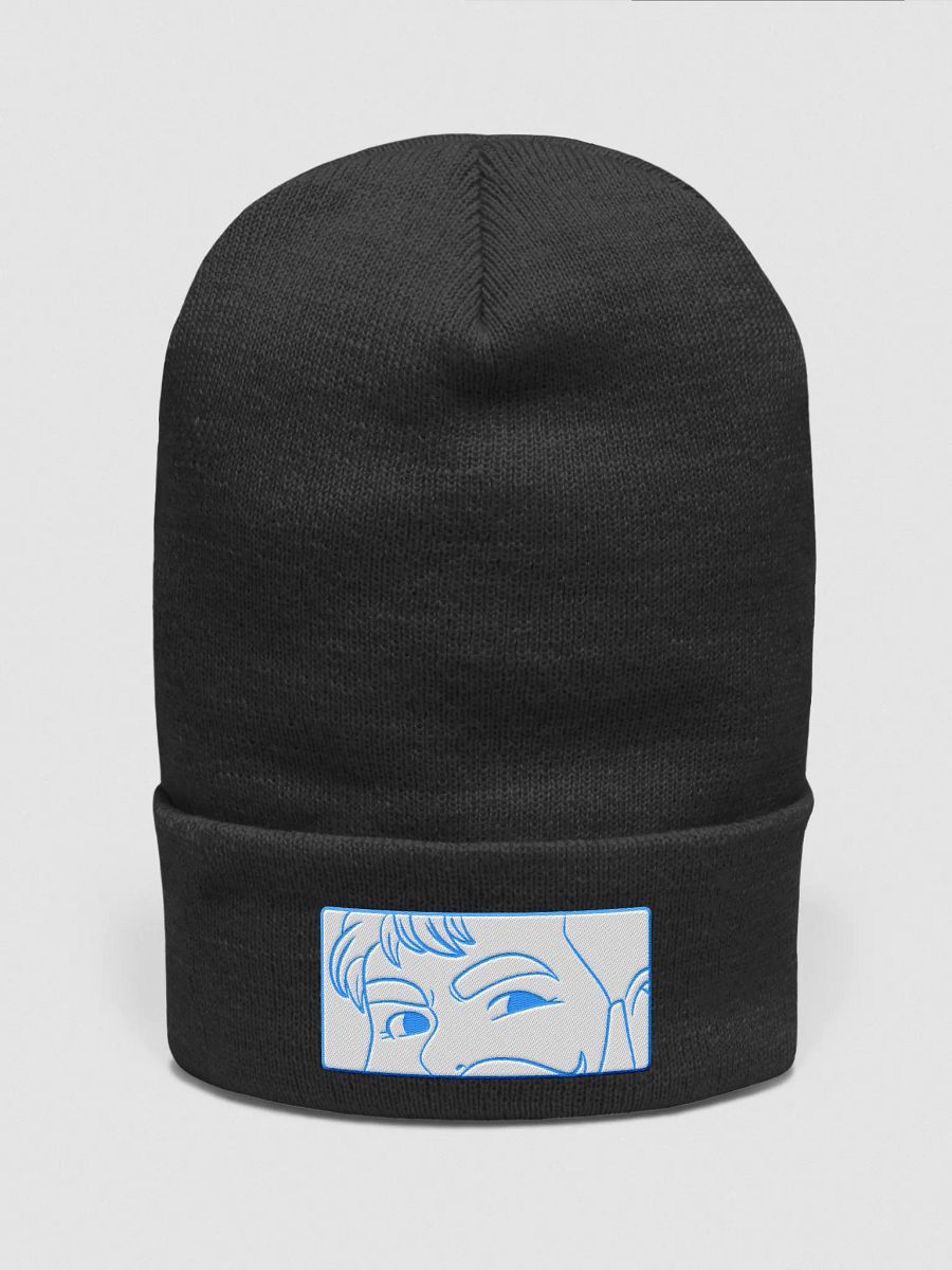 Bear Stare Beanie - Blue Outline product image (4)