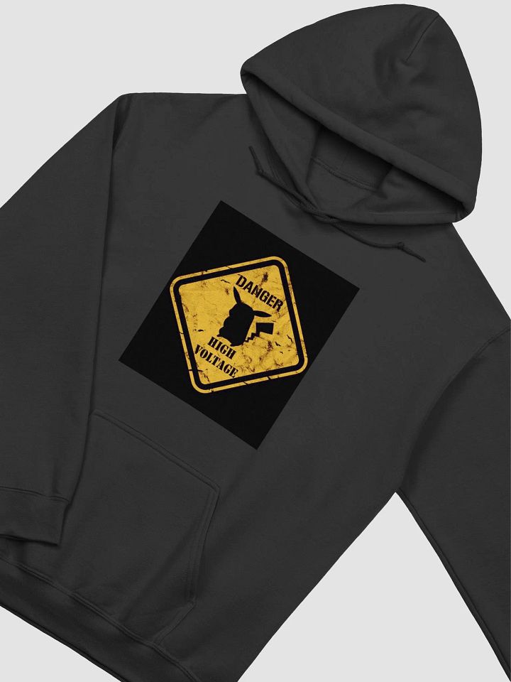 Pikachu Warning Sign Classic Hoodie product image (22)
