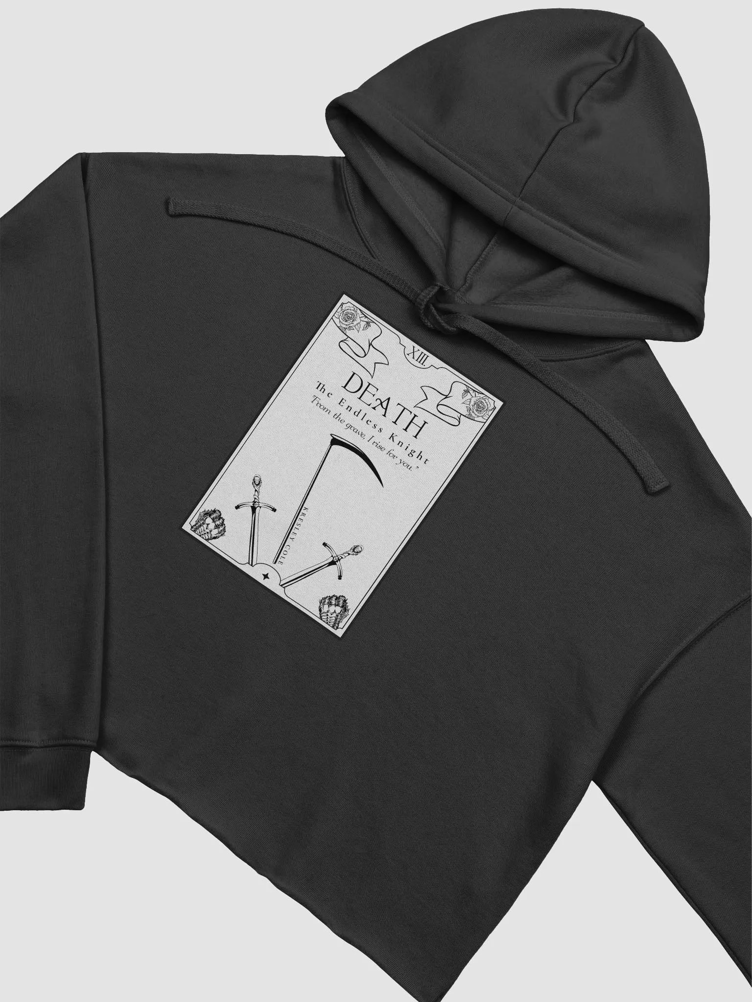 Death Card Crop Hoodie product image (3)