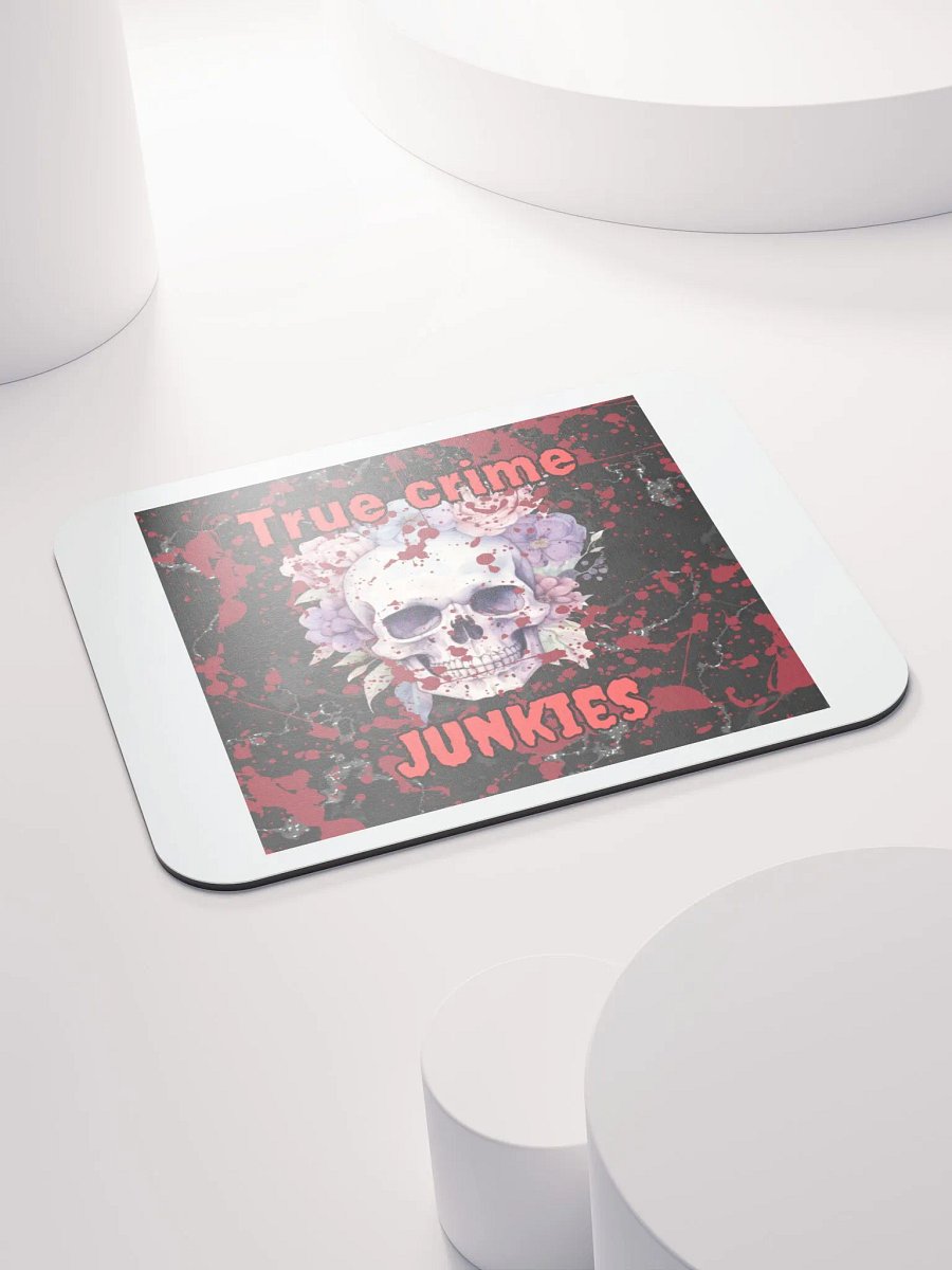 true crime junkie mouse pad product image (4)