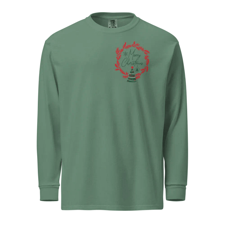 Festive Christmas Wreath Long Sleeve Shirt product image (7)