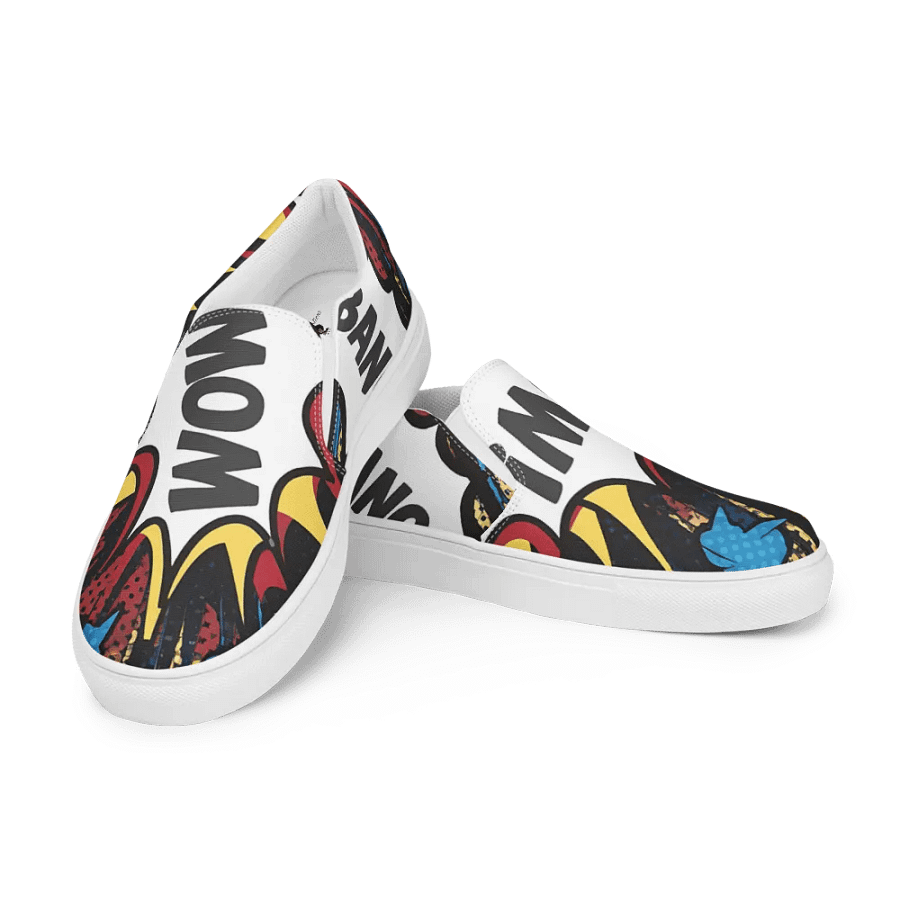 Pop-Art Explosion Men's Slip-On Shoes product image (11)
