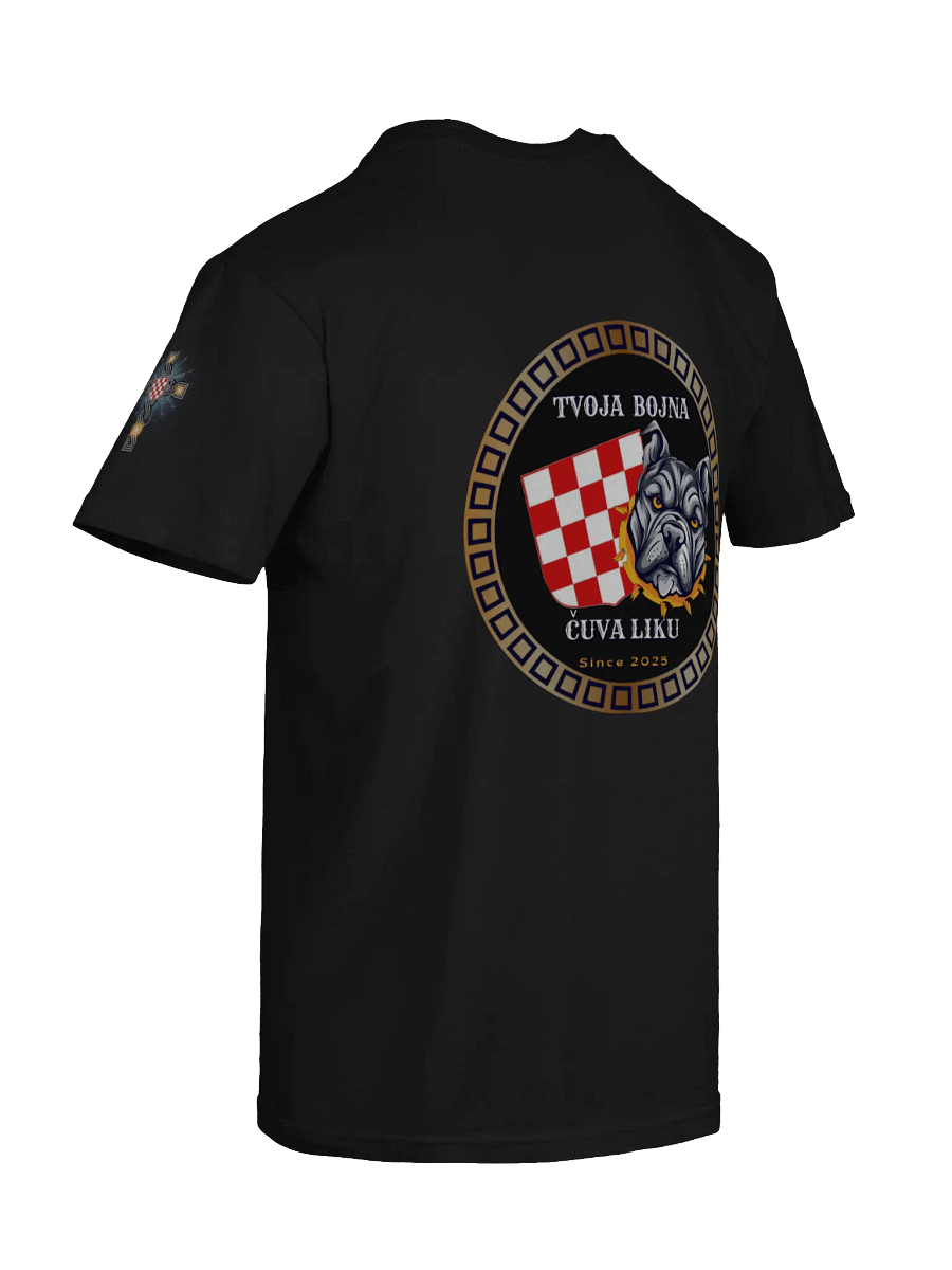 Cro Bulldog Emblem Tvoja Bojna čuva liku T-Shirt product image (8)