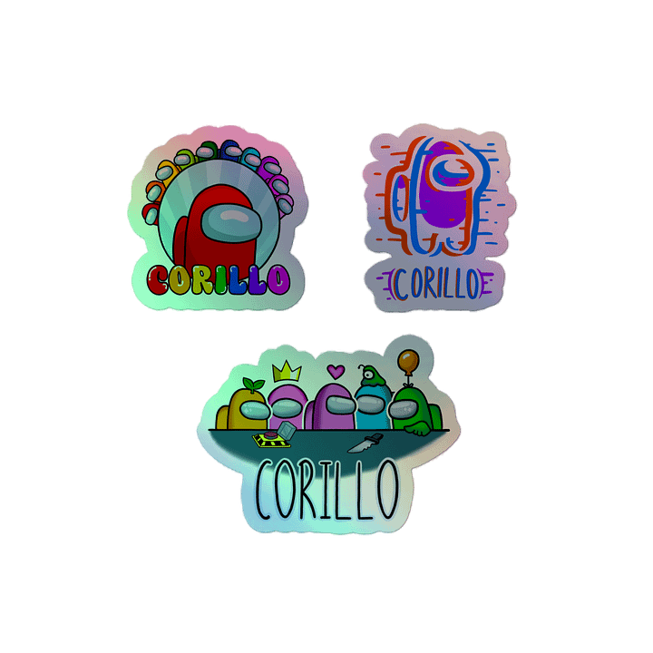 Among Us Holo Sticker Sheet. product image (2)