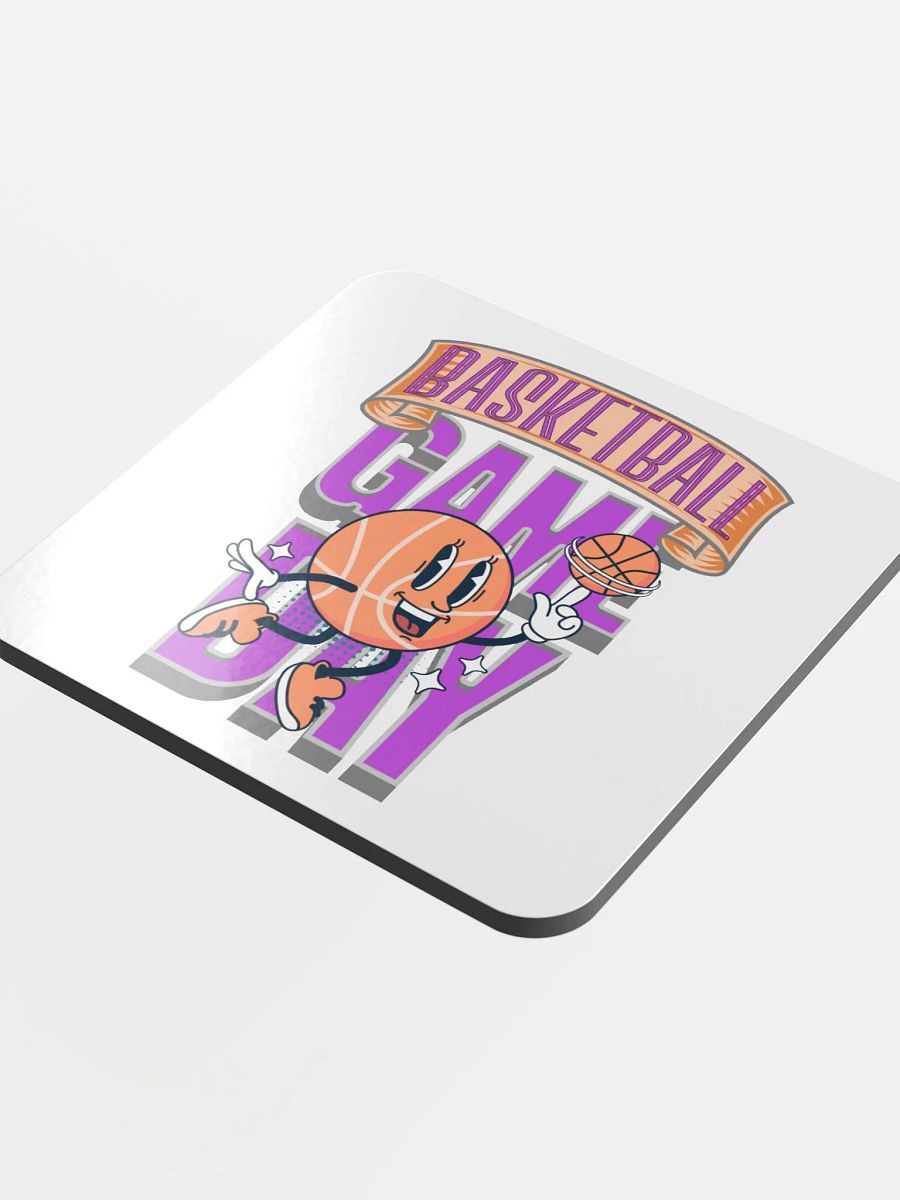 Game Day Basketball Delight Cork Coaster product image (4)