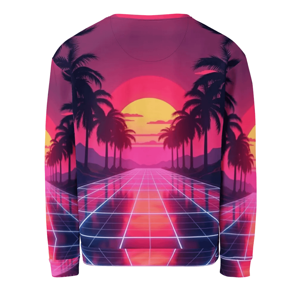 Neon Sunset Dreams Unisex Sweatshirt product image (7)