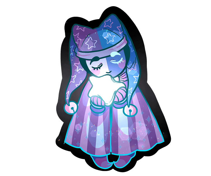 Holographic Nightlight Sticker product image (1)