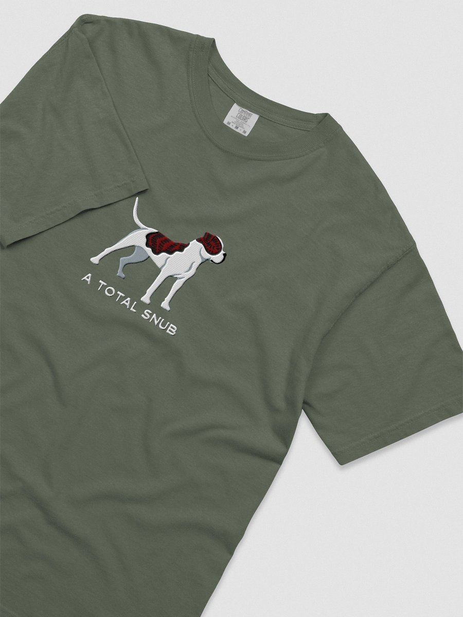 A Total Snub T-Shirt(Embroidered) of an American Bulldog(Brindle) product image (35)
