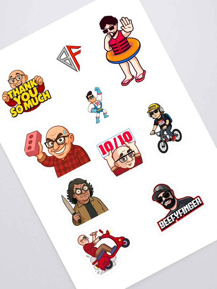 Beefy Stickers product image (1)