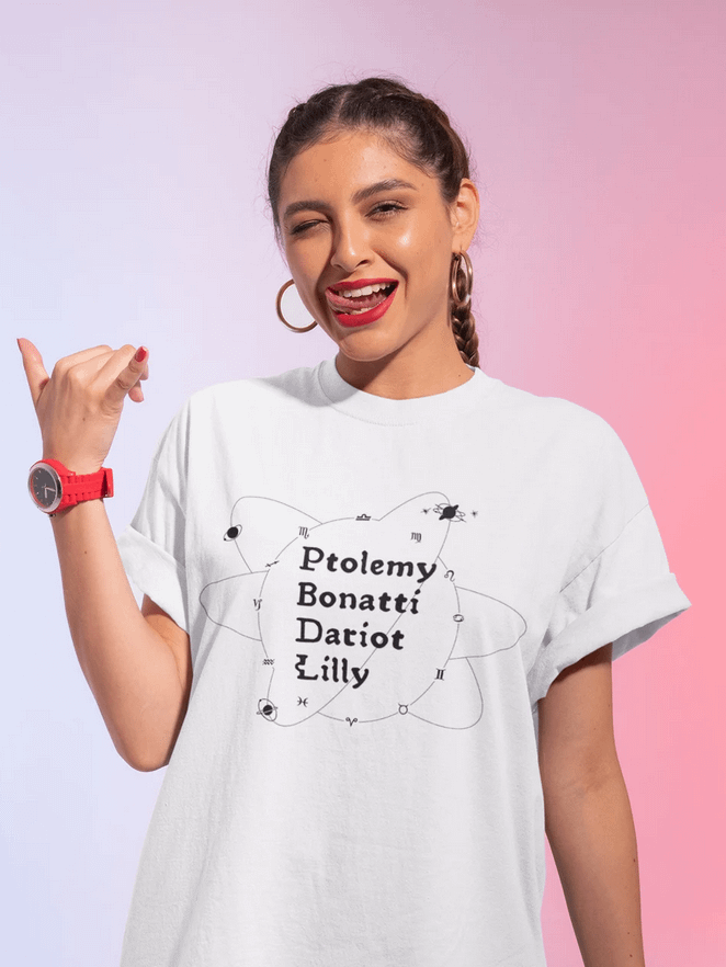 Ptolemy, Bonatti, Dariot, and Lilly T-shirt product image (1)