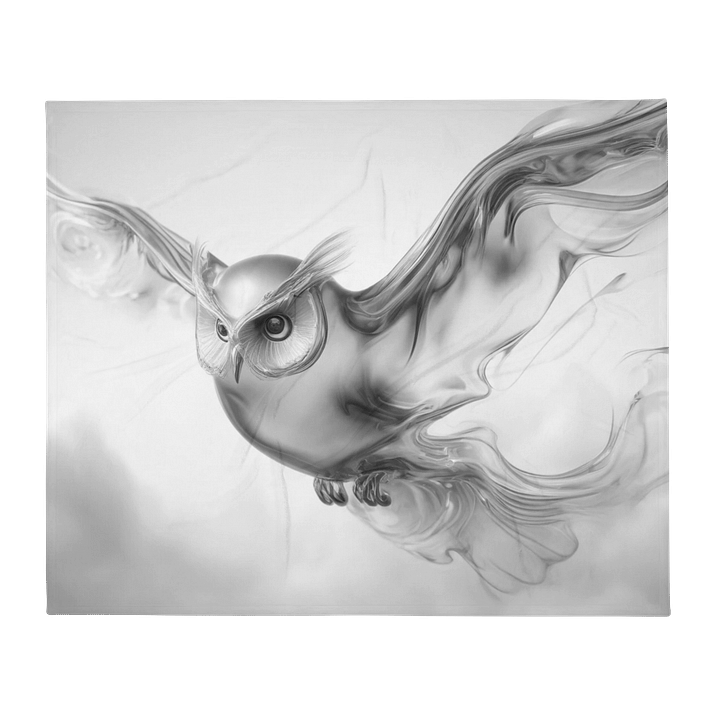 Wind Owl Throw Blanket 50"x60" product image (1)