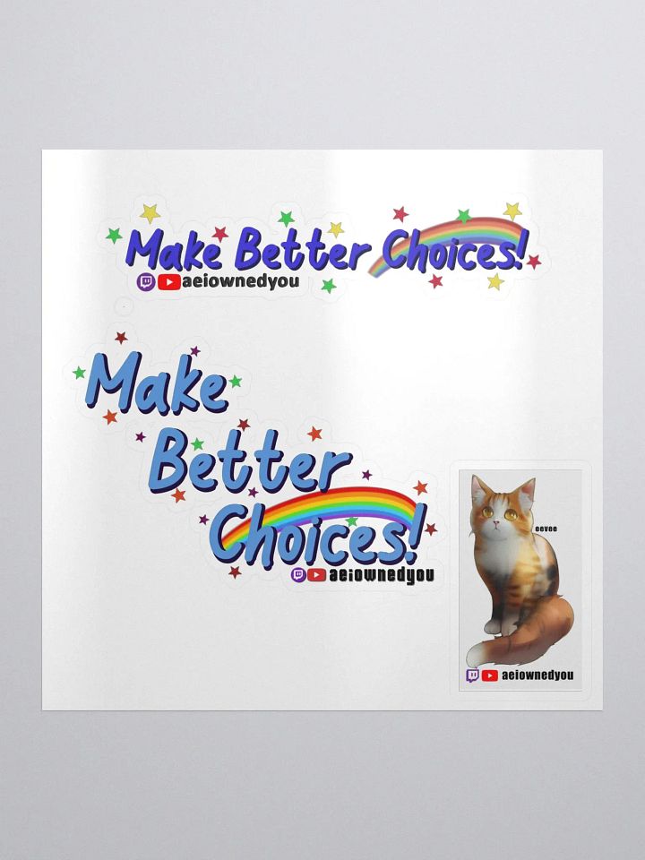 Make Better Choices Sticker Sheet product image (1)