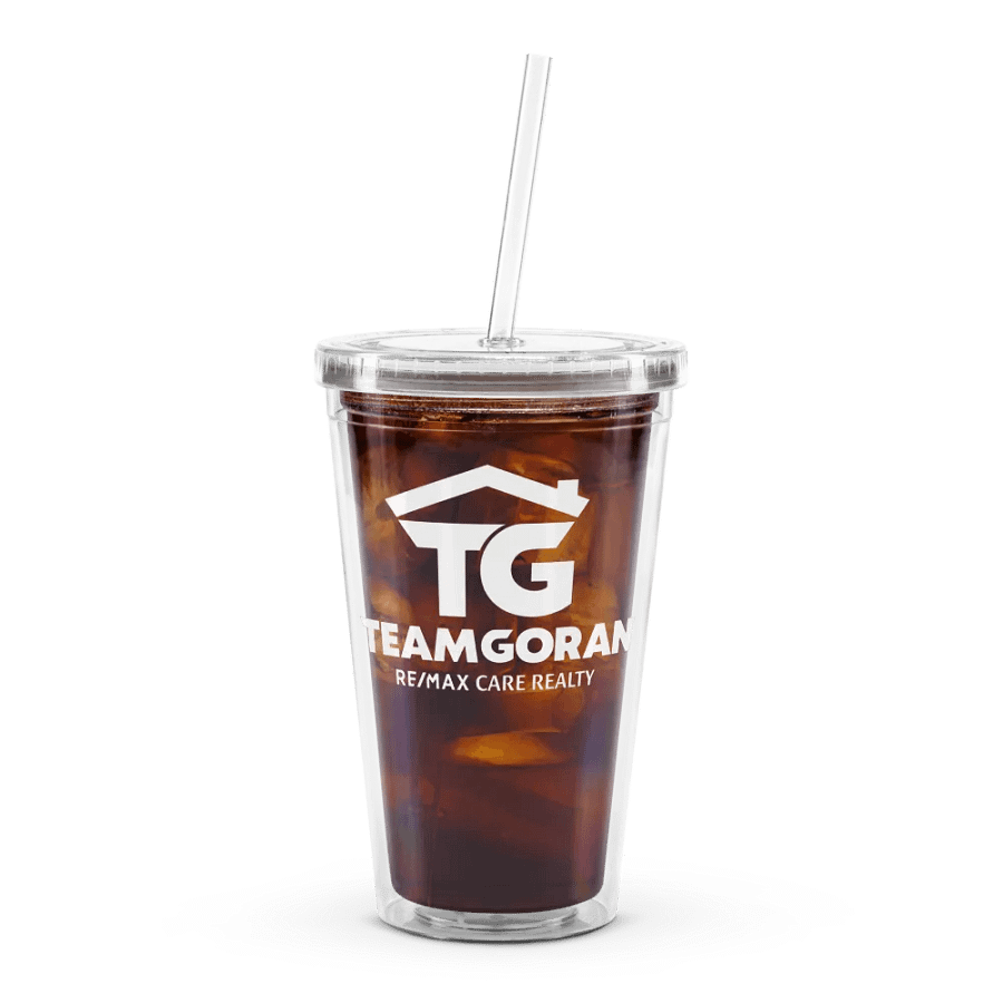 Team Goran Double Wall Clear Plastic Tumbler (16 oz) product image (7)
