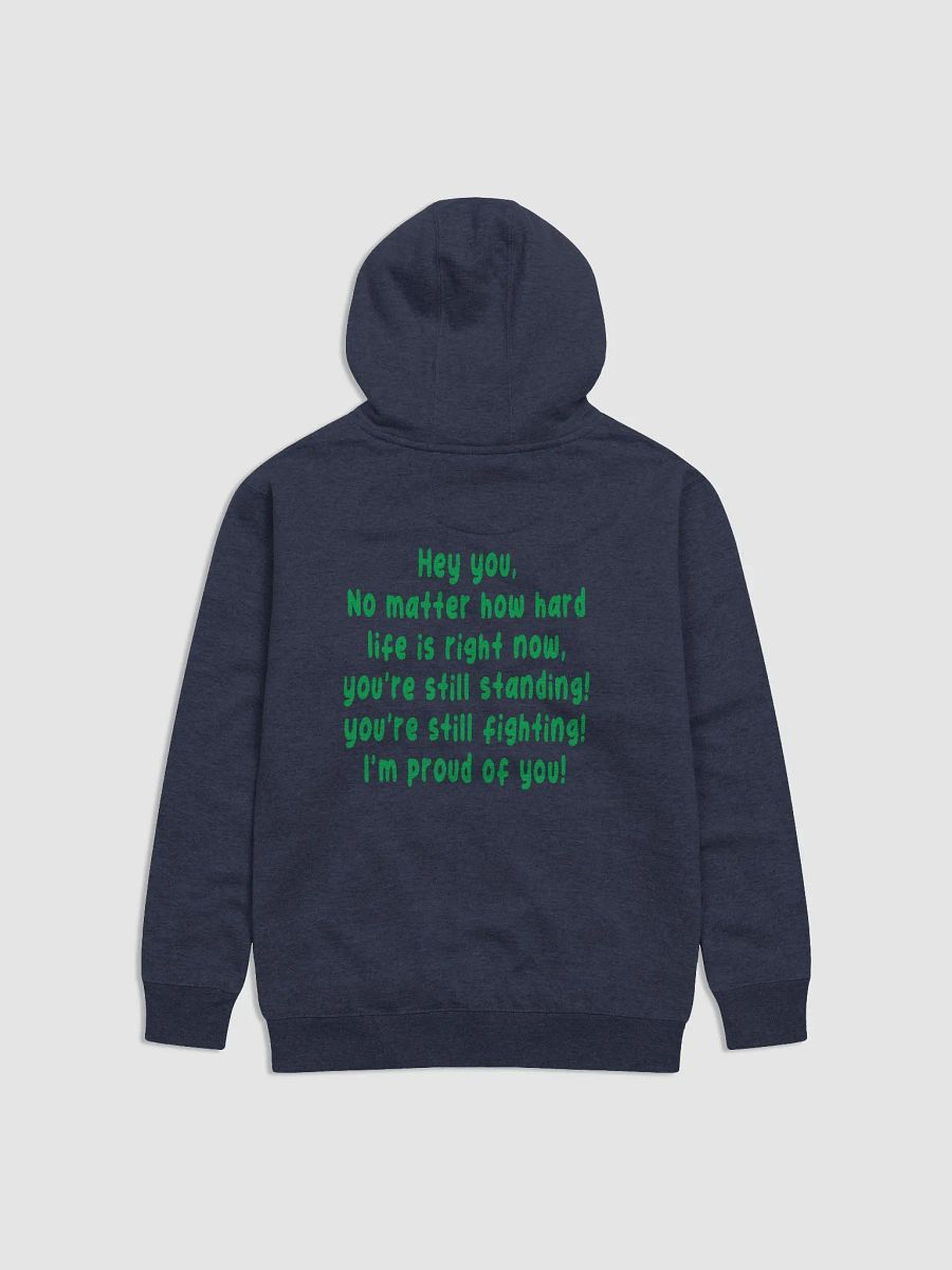 Hey you hoodie male navy product image (2)