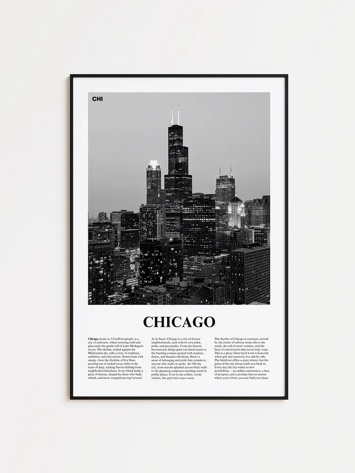 Chicago 04 Newspaper Poster product image (1)