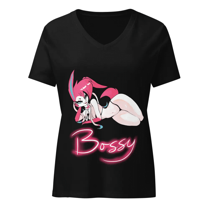 SylvyBoss V neck Tee Black product image (1)
