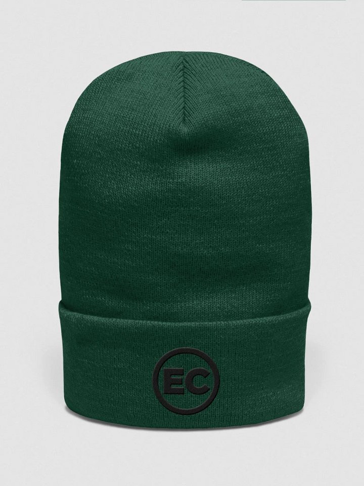 EC Black Logo Cuffed Beanie product image (1)