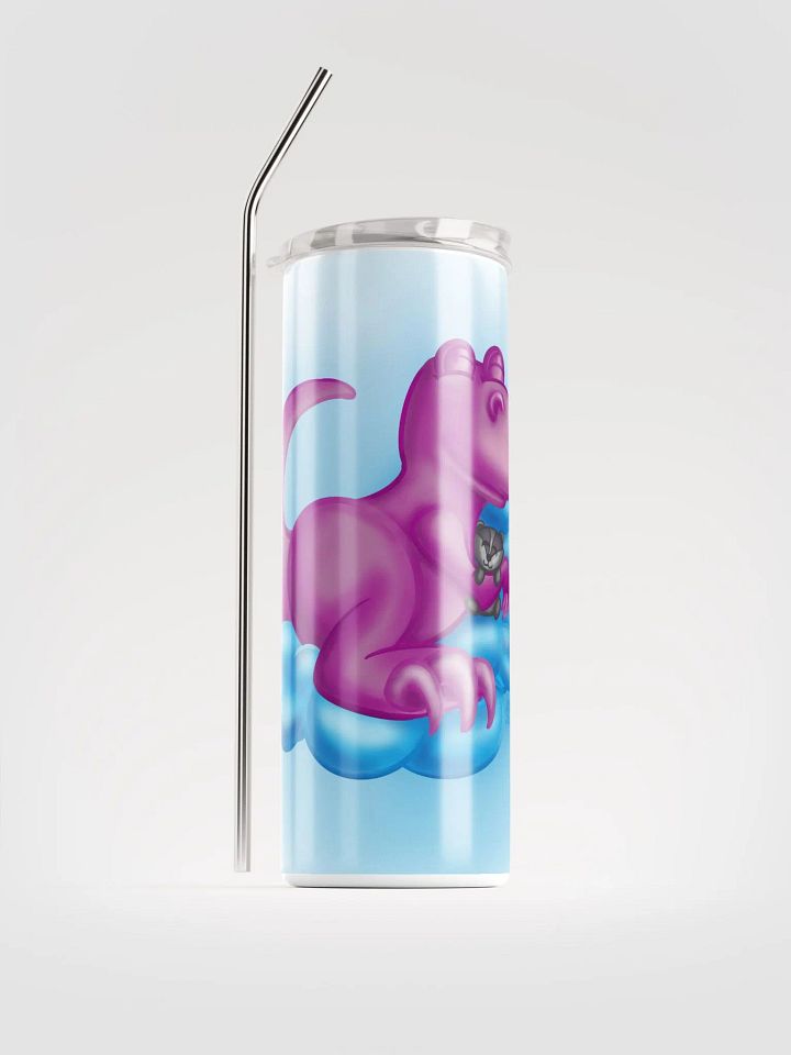 Sleepy Dino Stainless Steel Tumbler product image (2)