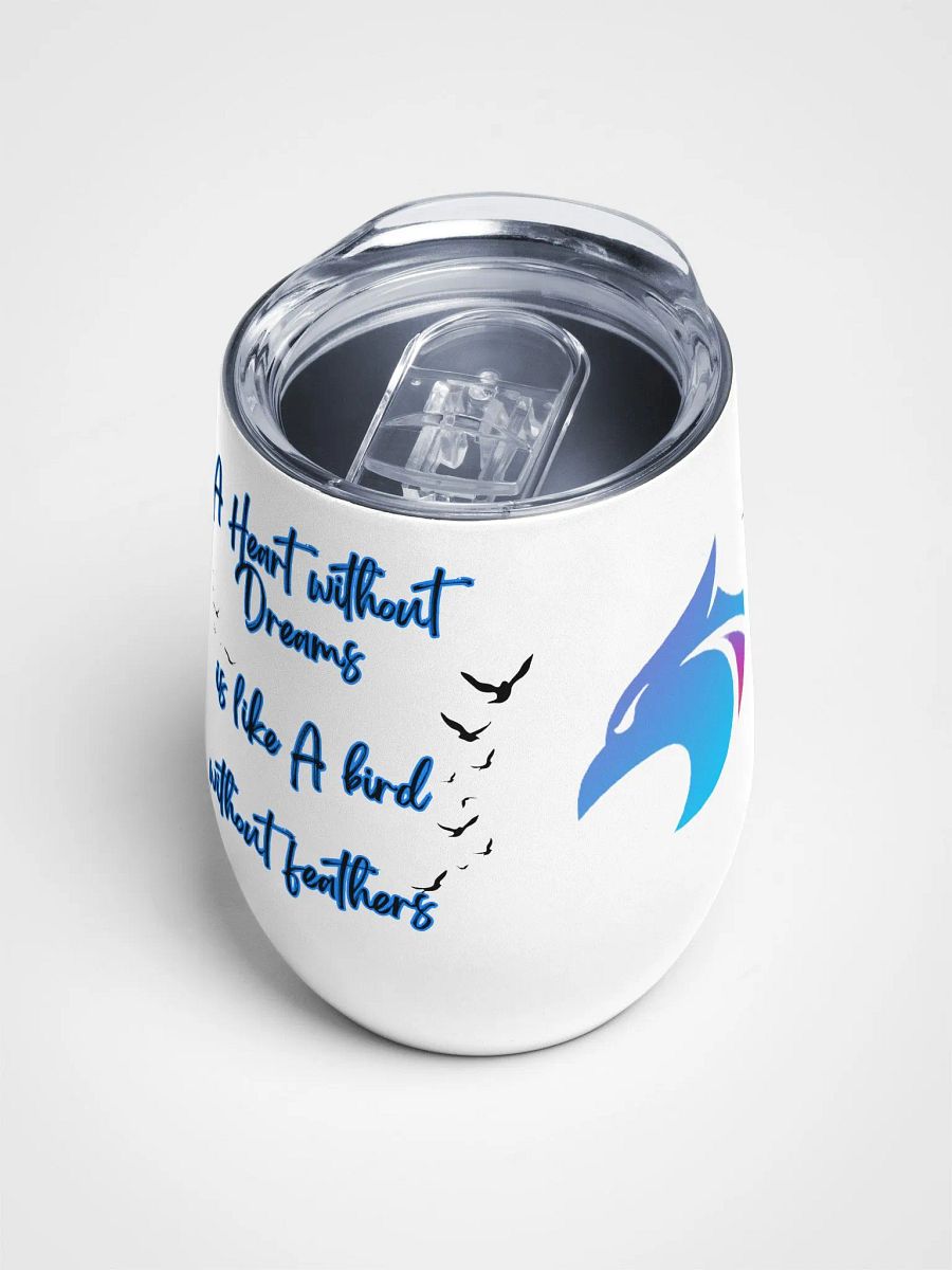 Bird Without Feathers Wine Tumbler product image (4)