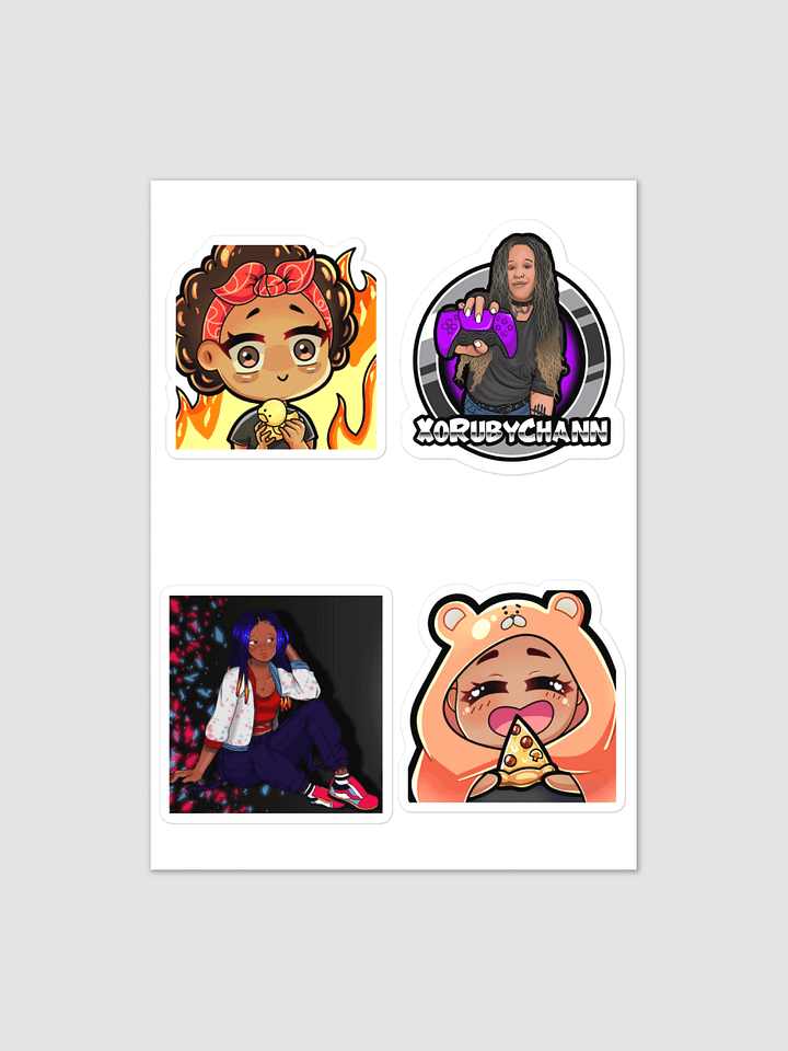 [ Xorubychann ] Kiss Cut Sticker Sheet Generic Kiss Cut Sticker Sheet product image (1)