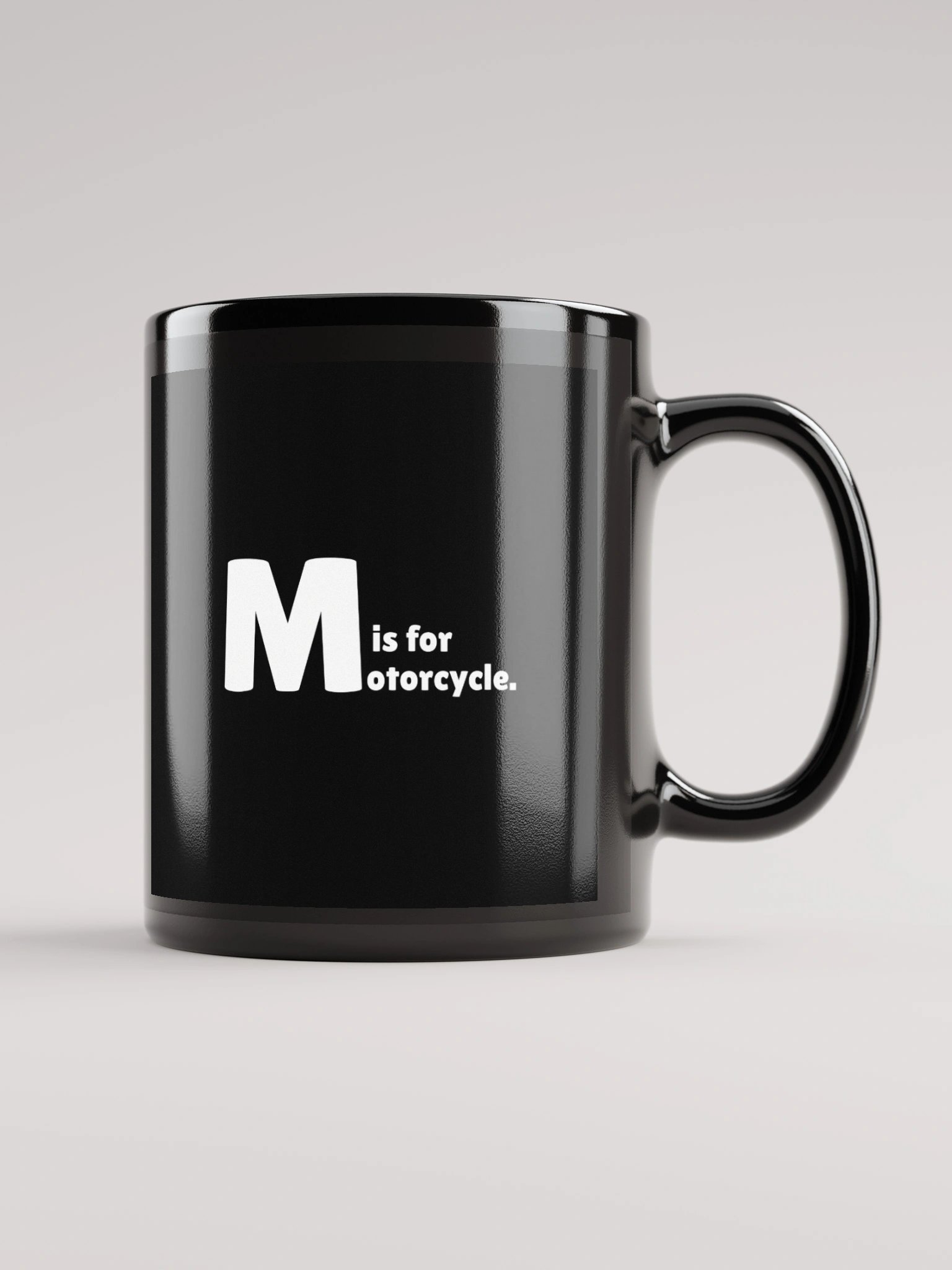 M is for Motorcycle - Mug Large product image (2)