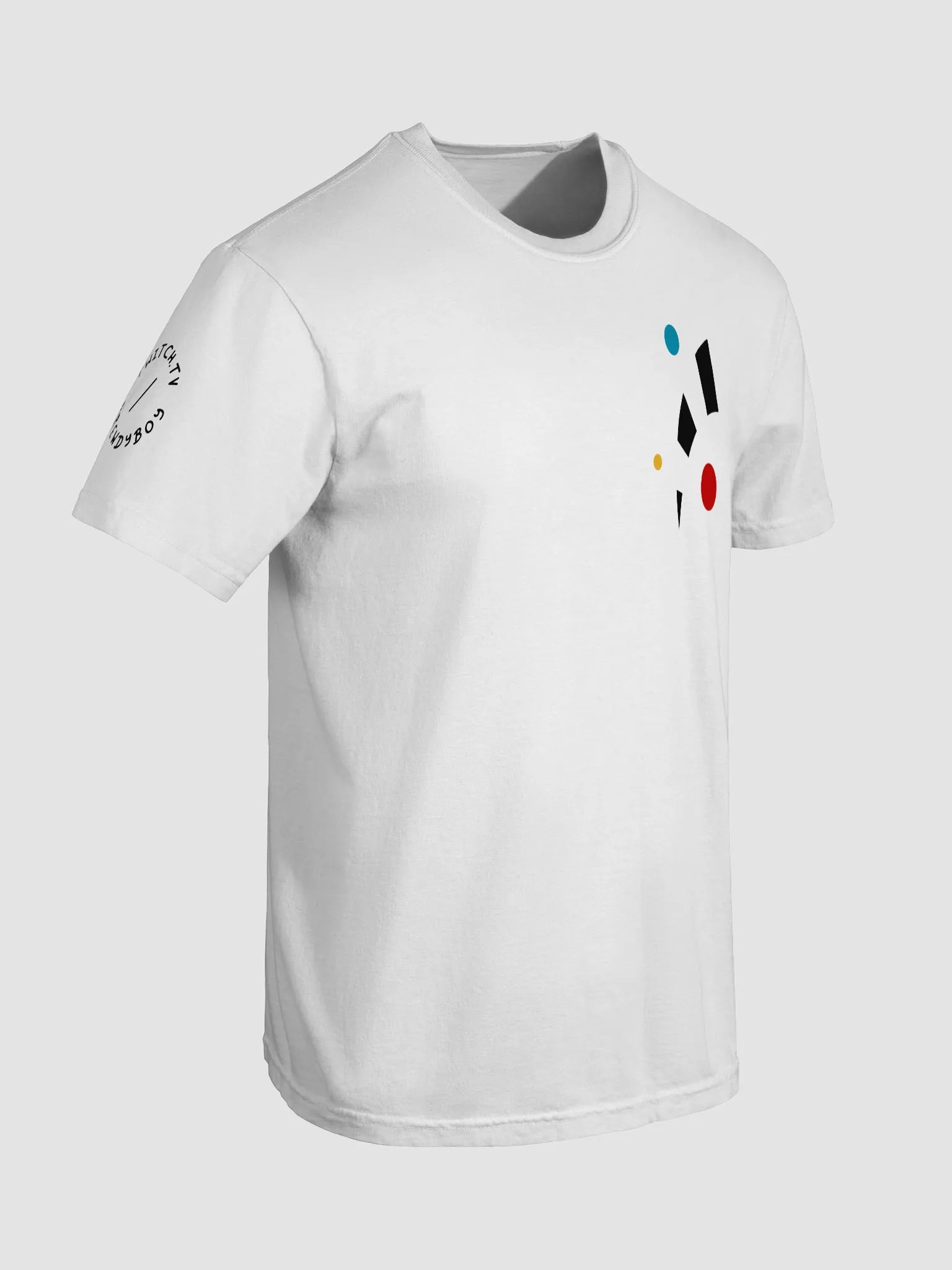 T-shirt - Abstract Logo (White) product image (7)
