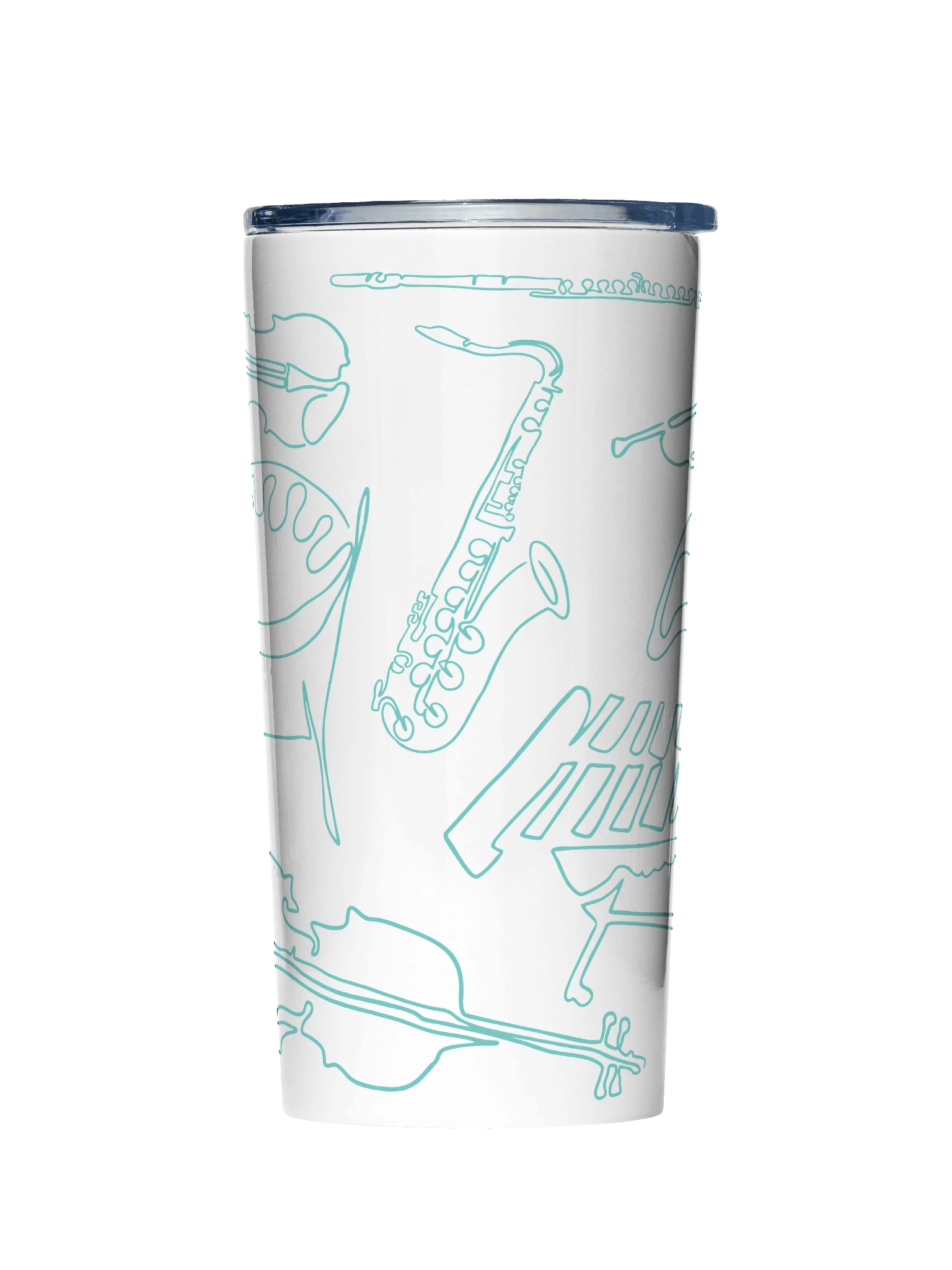 MYSO Musical Instruments 20oz Tumbler - Lt Blue Design product image (1)