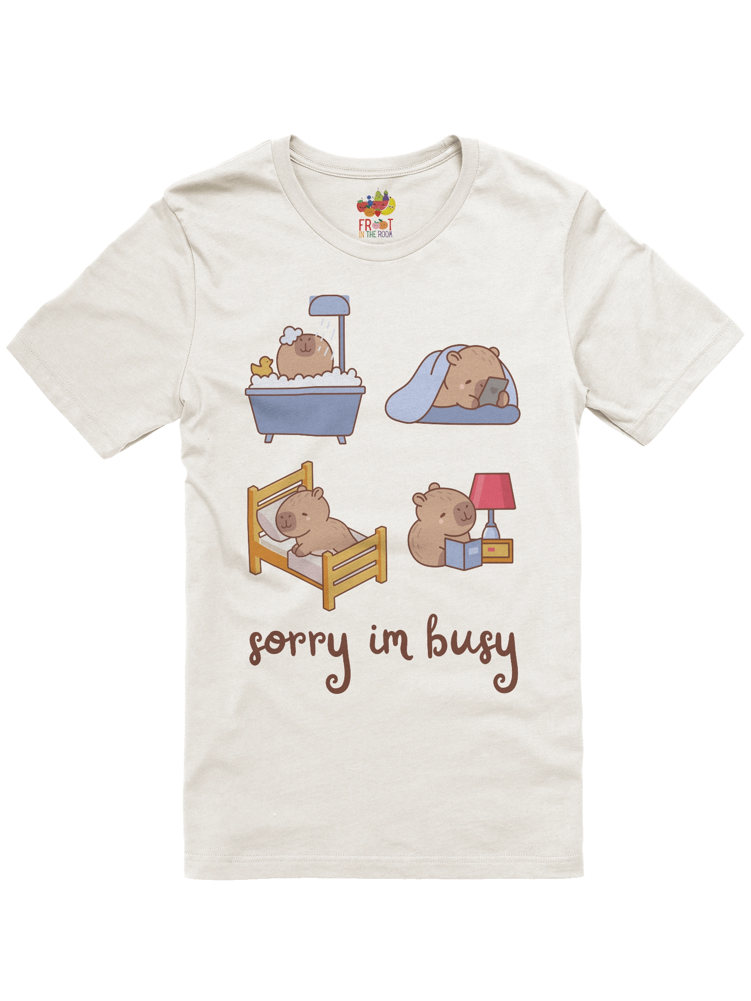 Sorry I'm Busy Capybara Tee (Unisex) product image (2)