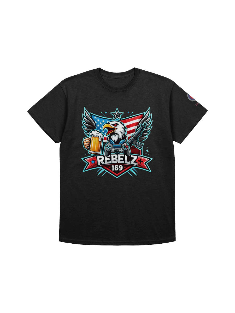 Rebelz169 Distressed Logo T-Shirt product image (1)