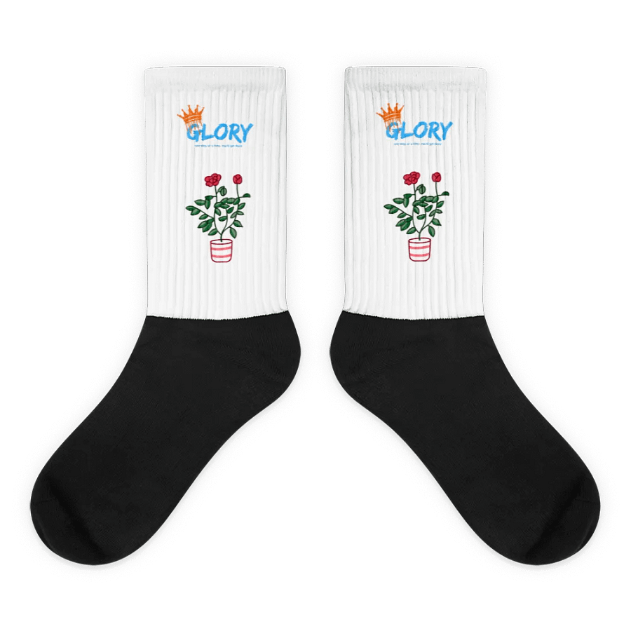 Glory Crown Potted Plant Sublimated Socks product image (1)
