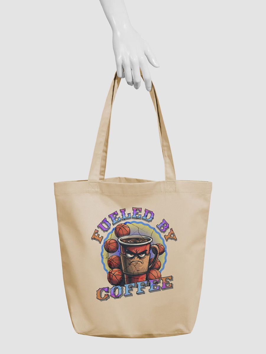 Fueled By Coffee Basketball Eco Tote Bag product image (6)