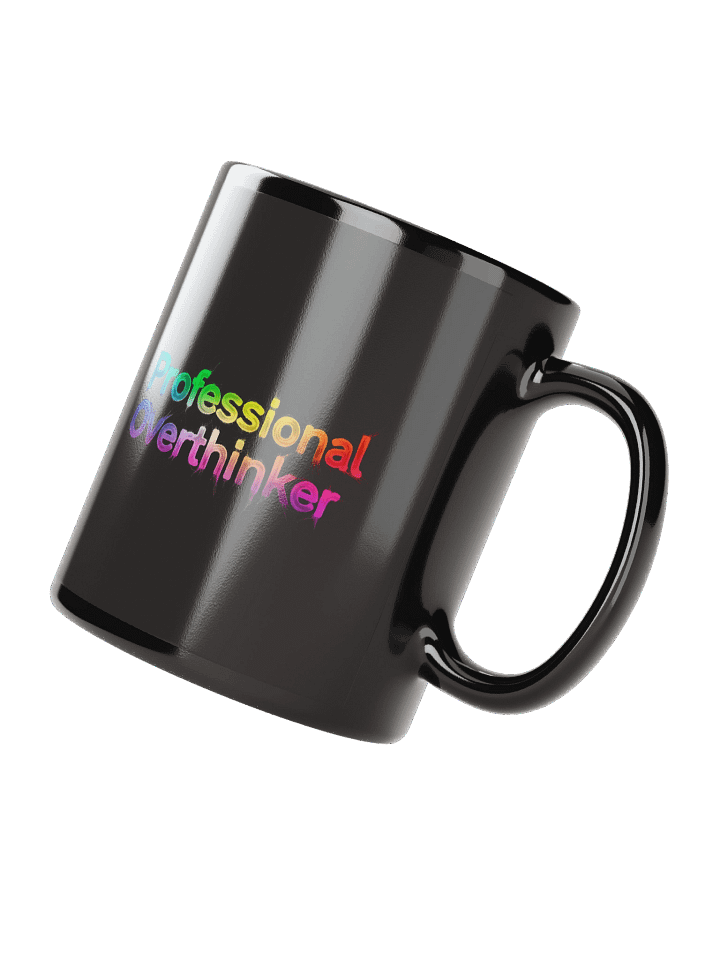 Professional Overthinker Mug (Black) product image (3)