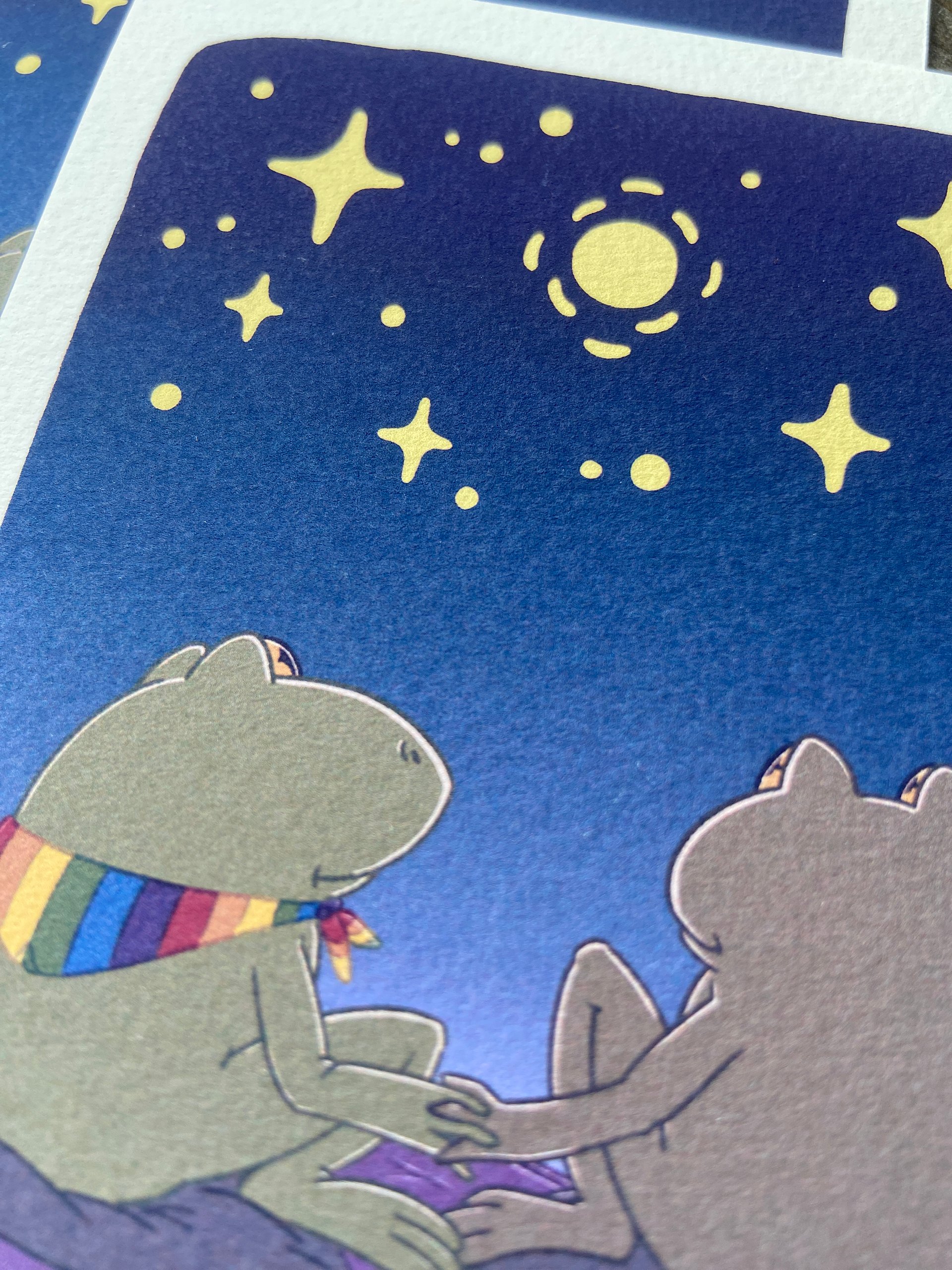 print : frog & toad stargayzing product image (1)