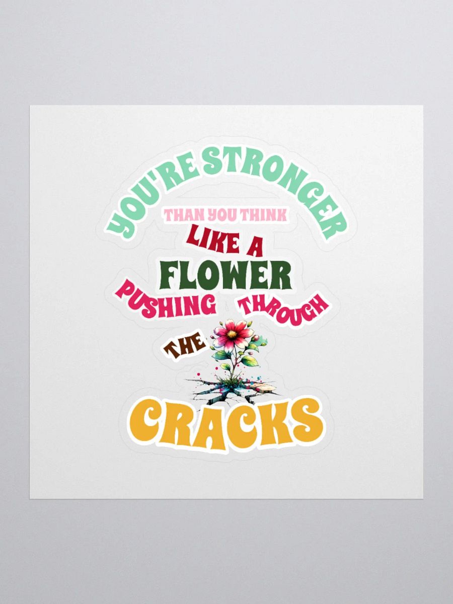 Flower Power Kiss Cut Stickers product image (1)
