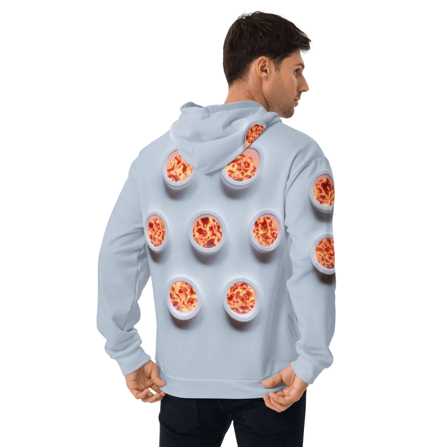 Energy of 3D Magma (unisex hoodie) product image (5)
