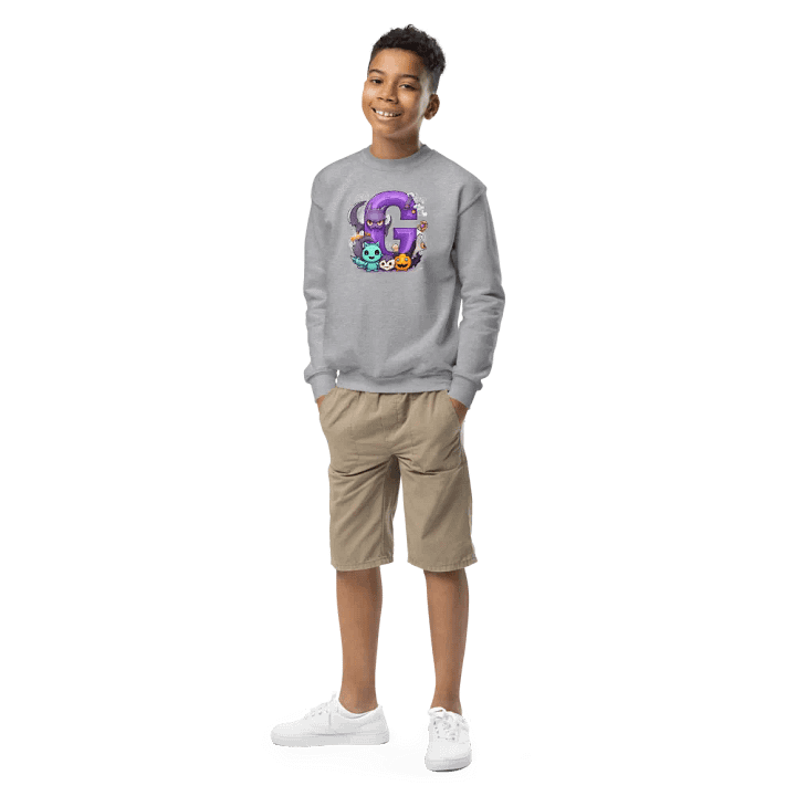 Cute Halloween Monogram Letter G Sweatshirt product image (2)