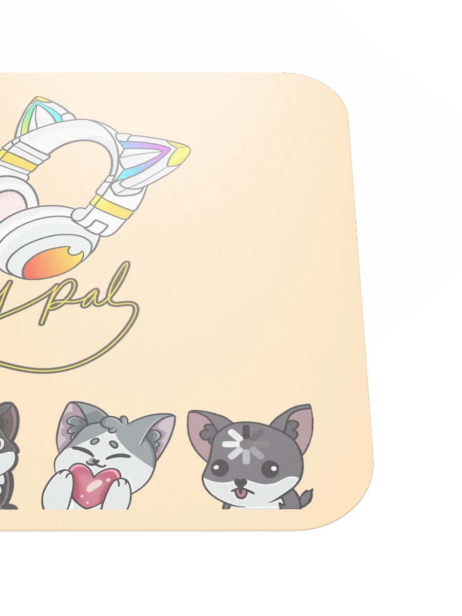 Logo & Kitties Mouse Pad product image (5)