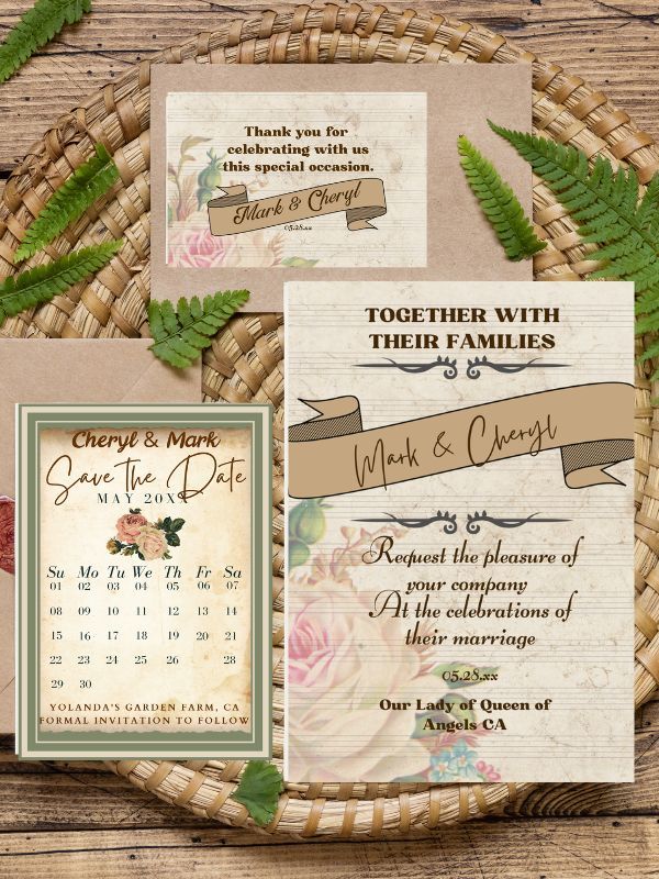 Vintage Floral Wedding Bundle product image (5)