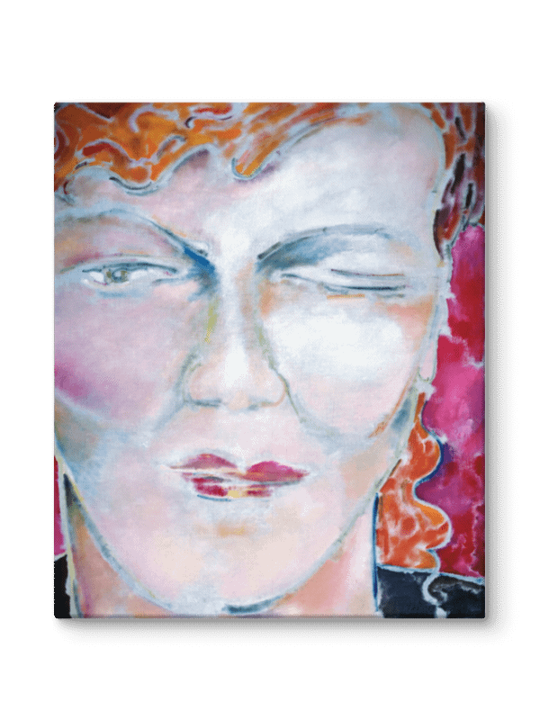 Eve Contemplating (1987) on canvas (20" x 24") product image (2)