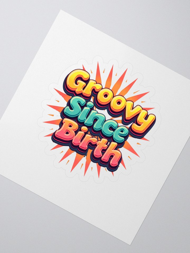 Groovy Since Birth Sticker Set product image (2)